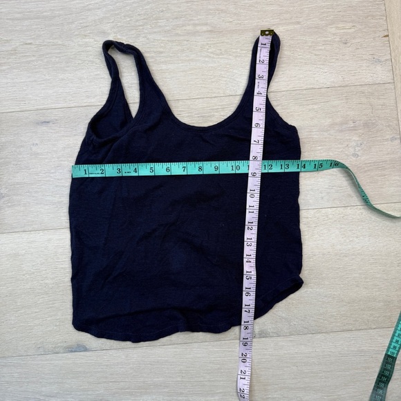 Patterson J. Kincaid Navy Tank Top with Black Sequin Accent - Picture 2 of 6